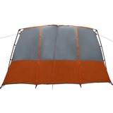  Družinski šotor s streho Siva in oranžna 760 x 645 x 230 cm, (5000091109) | Shoptok.si