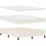  Krevet s opruga kutije s uzglavljem Krema i bijela 160 x 200 cm | shoptok.hr