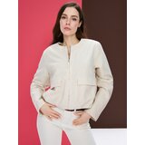 Sinsay Lagana bomber jakna s dodatkom viskoze i lana | shoptok.hr