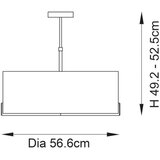  Endon 95839 - Luster na šipci HAYFIELD 3xE27/40W/230V mesing/zeleno | Eponuda.com