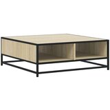 vidaXL Stol za kavu Sonoma hrast 80x80x30 cm Konstruirano drvo i metal | shoptok.hr