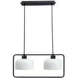 Candellux Lighting Crno-bijela viseća svjetiljka sa staklenim sjenilom Zodiac – | shoptok.hr