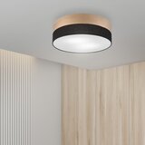  Plafonsko svetlo SIRJA WOOD 2xE27/15W/230V Ø 45 cm crna/hrast | Eponuda.com