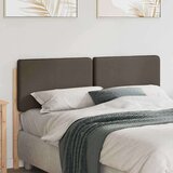  Tapecirani uzglavlje Smeđa i taupe 160 cm Čvrsto borovo drvo | shoptok.hr