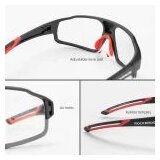ROCKBROS dječje fotokromatske biciklističke naočale UV400, crno-crvene | shoptok.hr