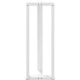  Noge za barsko mizo v obliki črke T, 2 kosa, bele barve, 50x35x(110-111) cm, jeklo | Shoptok.si