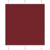 vidaXL Plisirana žaluzija Bordeaux Red 115x150 cm Širina tkanine Cene
