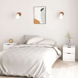  Nočna omarica 2 kosa bela 40x40x50 cm iverna plošča, (20623936) | Shoptok.si
