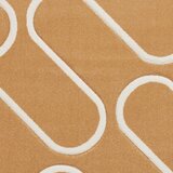 Catherine Lansfield Oker žuti tepih 160x230 cm Linear Curve – | shoptok.hr
