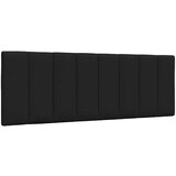 vidaXL Postelja z vzmetnico črna 140x200 cm blago | Shoptok.si