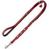 Hunter nastavljiv povodec Love, rdeča - D 200 cm, Š 18 mm Cene