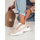 DStreet Sneakersy damskie PERNES beżowe Cene