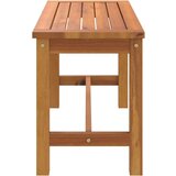  Vrtna klupa 80 x 35 x 45 cm od masivnog bagremovog drva | shoptok.hr