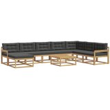  Set vanjskih sofa 9 pcs Bijela i antracit | Eponuda.ba