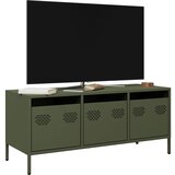vidaXL TV omarica olivno zelena 101,5x39x43,5 cm hladno valjano jeklo Cene