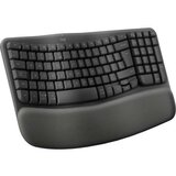 Logitech wave bluetooth ergonomska tastatura- graphite - us int'l cene