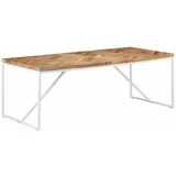  Jedilna miza 200x90x76 cm trden akacijev in mangov les, (20945864)