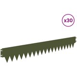  Ograda oko Travnjaka 30 pcs 103 x 15 cm metal Maslinastozelena | shoptok.hr