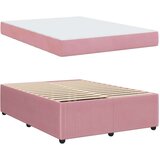  Posteljni okvir z vzmetnico z vzmetnico Roza 160 x 200 cm Žamet, (5000069961) | Shoptok.si