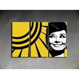  Ročno izdelana slika POP Art Audrey HEPBHURN 3-delna (POP ART) | Shoptok.si