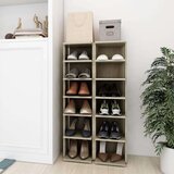  Omarica za čevlje 2 kosa sonoma hrast 27,5x27x102 cm, (20709780) | Shoptok.si