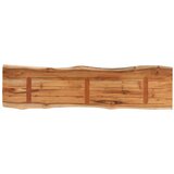 Stolna ploča 180x40x2,5 cm pravokutna bagremovo drvo živi rub | shoptok.hr