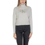 Calvin Klein Jeans Puloverji CHENILLE MONOLOGO J20J224229 Bela Cene
