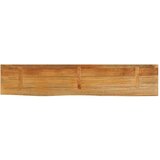Stolna Mizna plošča z naravnim robom 140x20x3,8 cm trden mangov les, (21411662) | Shoptok.si