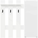  Vješalica za kapute na zidu Zidne Bijelo 100 x 10 x 100 cm | shoptok.hr