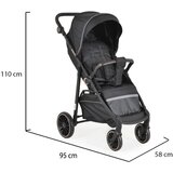 Cangaroo kolica za bebe do 22kg buggy black, 0m+ | ePonuda.com