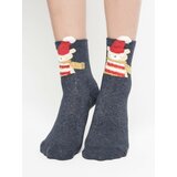 Yups Socks with the application grey bear Cene