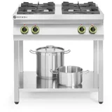 plinski štednjak kitchen line sa 4 gorionika, otvoreno postolje