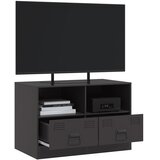 TV ormarić crni 67 x 39 x 44 cm čelični | Eponuda.com