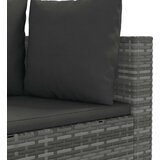  4-dijelni set vrtnih sofa od poliratana s jastucima sivi | shoptok.hr
