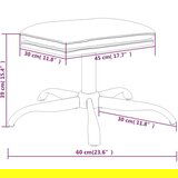  Stolček za noge temno zelen 60x60x36 cm blago, (20767226) | Shoptok.si