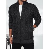DStreet Sweter męski rozpinany ciemnoszary | shoptok.hr