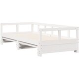  Dnevni krevet bez madraca bijeli 90 x 200 cm masivna borovina | shoptok.hr