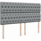  Krevet s oprugama i madracem svjetlosivi 200 x 200cm od tkanine | shoptok.hr