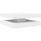 vidaXL Stol za kavu rotirajući za 360 stupnjeva bijeli 90x90x34,5 cm | shoptok.hr