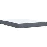 vidaXL Krevet s oprugama i madracem tamnosivi 140x200 cm baršunasti | shoptok.hr