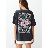 Trendyol Ženska majica TWOSS24TS00183, Antracit | Eponuda.com