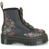Dr. Martens Gležnjarji Sinclair Decayed Roses Classic Tumbled Nappa Črna | Shoptok.si