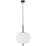 Nova Luce Bijela/crna staklena viseća svjetiljka ø 30 cm Lato – | shoptok.hr