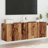 Furnova Stenske TV omarice 2 kosa starinski les 60x30x41 cm, (21922671) Cene