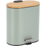 Tendance kanta za smeće na pedalu 5L soft close metal-bambus, zelena | shoptok.hr