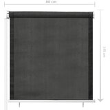  Vanjska roleta za zamračivanje 80 x 140 cm antracit | shoptok.hr