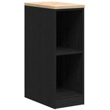  Garažni ormar za odlaganje crni 30x51x85 cm masivne borovine | shoptok.hr