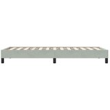  Okvir kreveta bez madraca svijetlo sivi 90x220 cm baršun | shoptok.hr