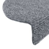  Prostirke za stepenice, samoljepljive, 10 kom, 65x21x4 cm, svijetlo sive, poluokrugle, velike | shoptok.hr