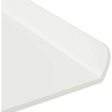  Polica na zidu s policom Zidne 4 pcs Bijelo 40 x 18 x 2 5 cm - Bijelo 40 x 18 cm 4 | shoptok.hr